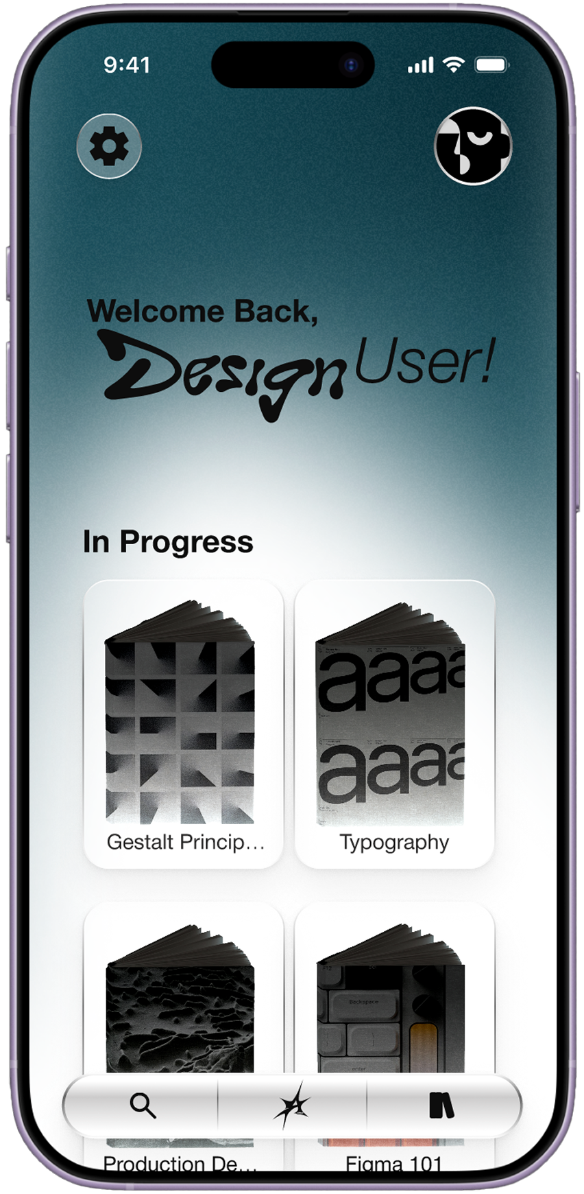 Library App on Mobile